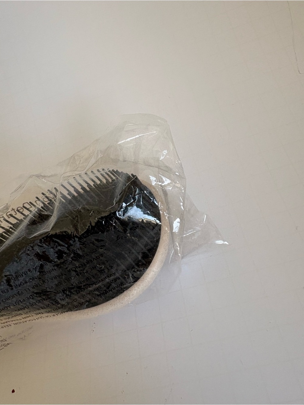 Avon Black and White Travel Hair Brush